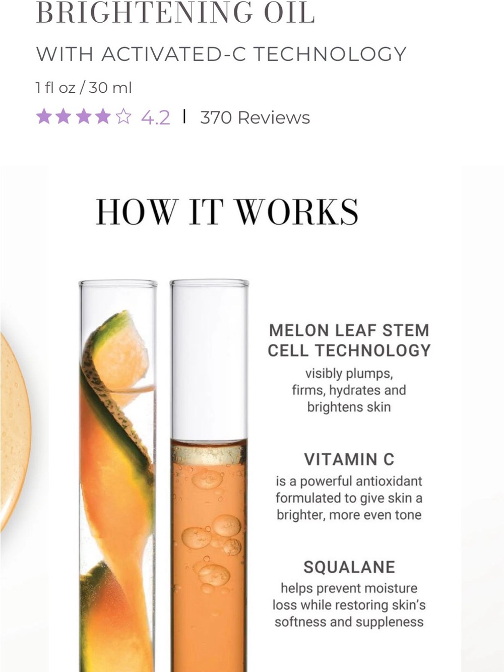 Meaningful Beauty Golden Vitamin C Brightening Oil - Picture 4 of 5